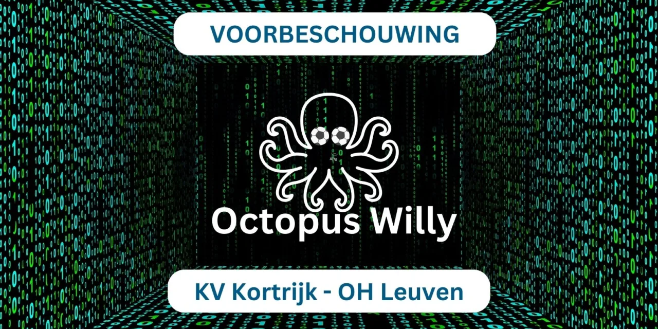 Octopus Willy presenteert: de strijd tussen Kortrijk en OH Leuven!