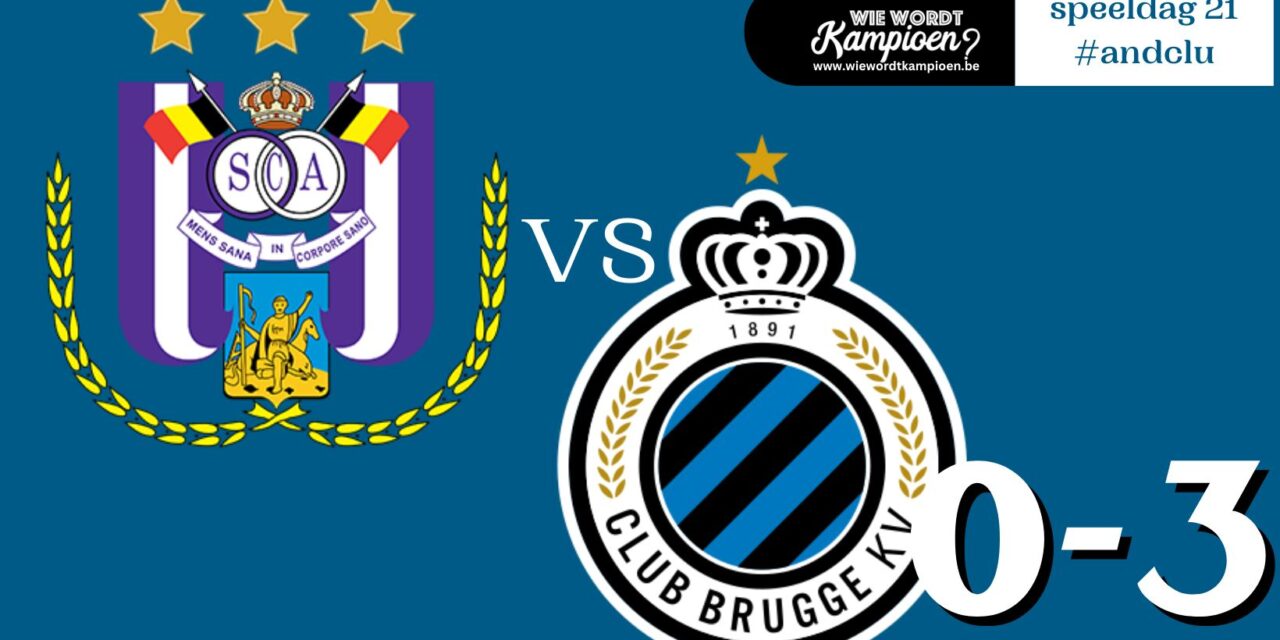 Club Brugge verslaat Anderlecht overtuigend met 0-3 in topper