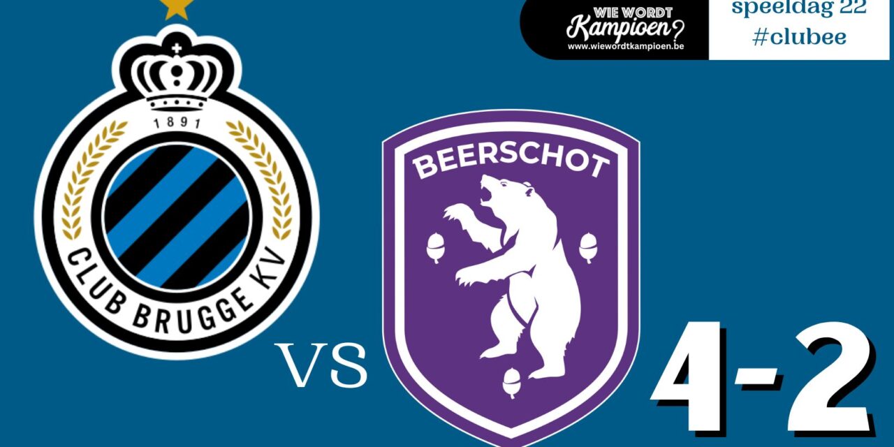 Club Brugge buigt Beerschot over de knie met spectaculaire slotfase